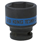 Головка торцевая ударная шестигранная 1/2'', 29 мм KING TONY 453529M купить по цене 570 ₽ в интернет магазине ТЕХСАД