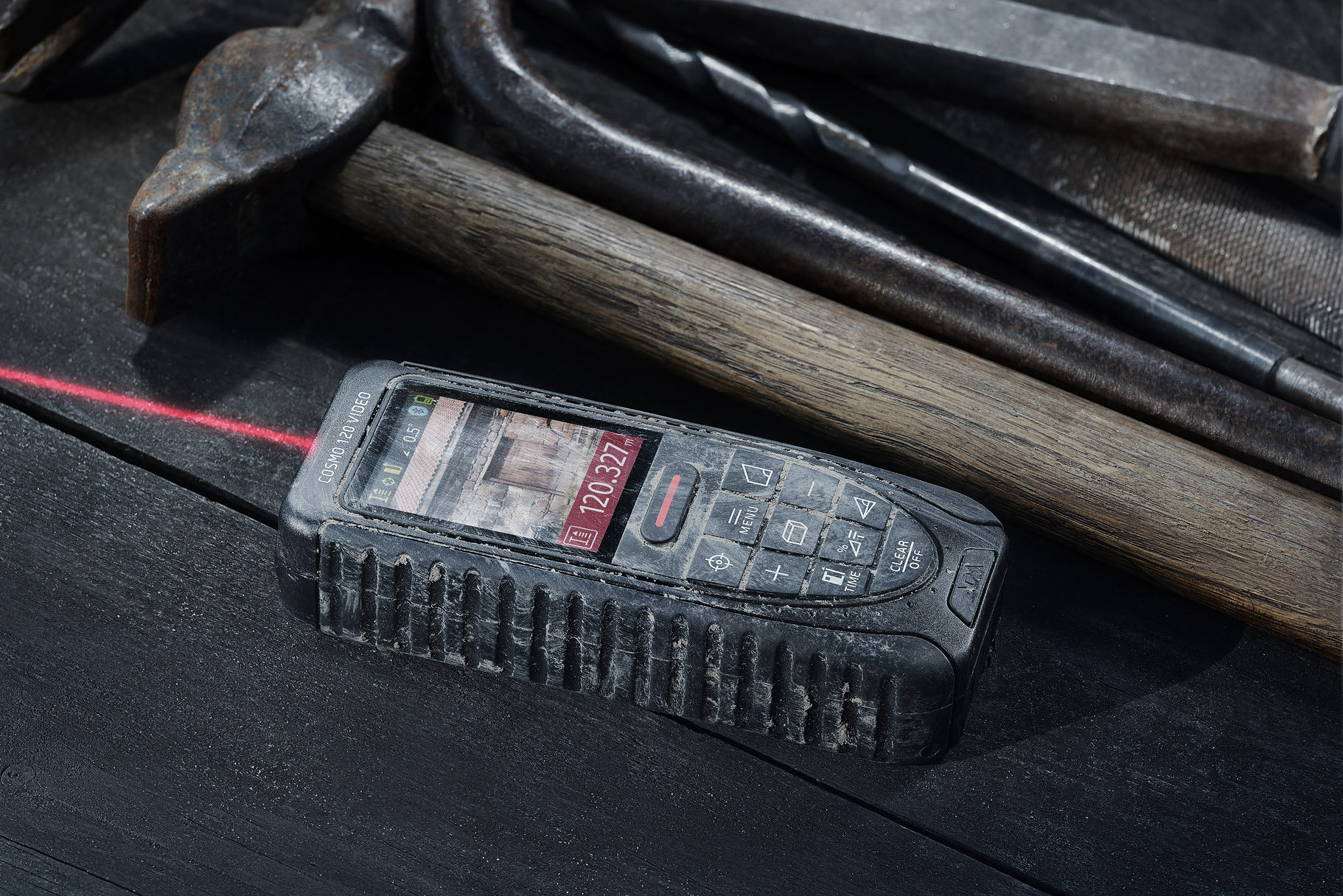 Лазерная рулетка с цифровым визиром ADA COSMO 120 Video купить по цене 12&nbsp;990 ₽ в интернет магазине ТЕХСАД