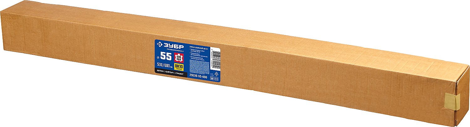 ЗУБР d=55 x 600 мм, проломной, SDS-max, бур по бетону 29330-55-600 Профессионал купить по цене 10 720 ₽ в интернет магазине ТЕХСАД