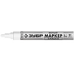 ЗУБР белый, 2-4 мм, круглый наконечник, маркер-краска МК-750 06325-8 Профессионал купить по цене 135 ₽ в интернет магазине ТЕХСАД