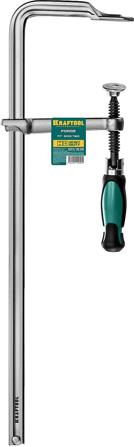KRAFTOOL F 400х120 мм, струбцина 32014-120-500 KRAFTOOL F 400х120 мм, струбцина 32014-120-500 купить по цене 5 880 ₽ в интернет магазине ТЕХСАД