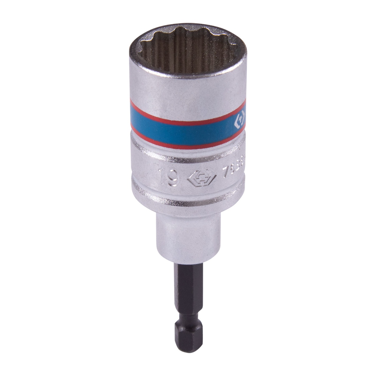 Головка для шуруповерта двенадцатигранная 1/4'', 19 мм, L = 80 мм KING TONY 76B819M купить по цене 430 ₽ в интернет магазине ТЕХСАД