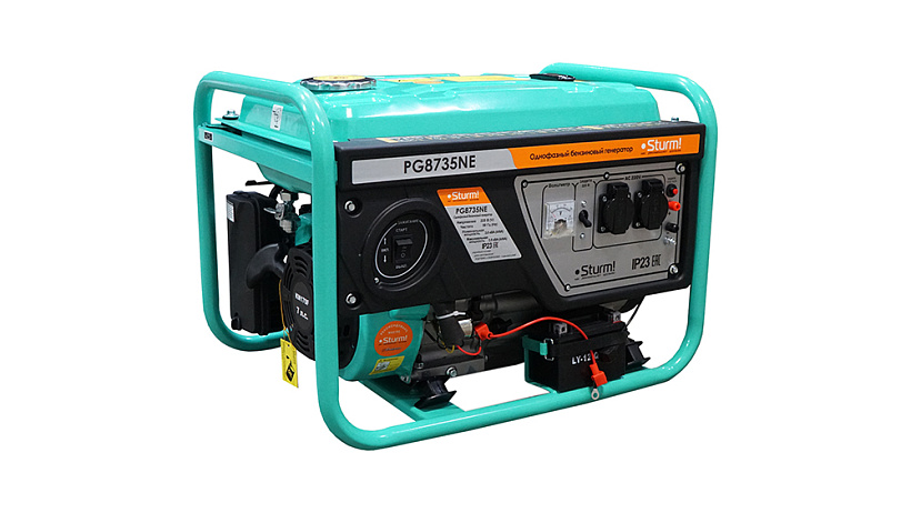 Генератор Sturm! PG8735NE купить по цене 33&nbsp;990 ₽ в интернет магазине ТЕХСАД