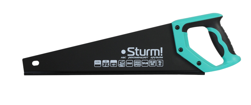 Ножовка по дереву Sturm! 1060-64-400 купить по цене 580 ₽ в интернет магазине ТЕХСАД