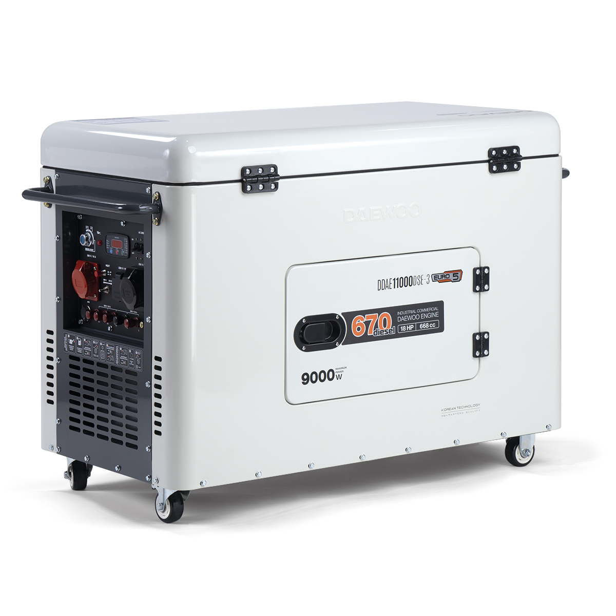 Дизельный генератор DAEWOO DDAE 11000DSE-3 Дизельный генератор DAEWOO DDAE 11000DSE-3 купить по цене 269 990 ₽ в интернет магазине ТЕХСАД