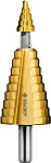 ЗУБР  4-35 мм, 14 ступеней, покрытие NiT, сверло ступенчатое составное 29673-4-35 Профессионал купить по цене 4 050 ₽ в интернет магазине ТЕХСАД
