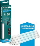 KRAFTOOL 10 шт., 250 г, 11 x 250 мм (11-12 мм), кристально прозрачные, клеевые стержни 06846-10 купить по цене 580 ₽ в интернет магазине ТЕХСАД
