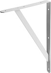 STAYER 400х280х30х4 мм, белый, уголок-кронштейн, усиленный 37423-1 купить по цене 600 ₽ в интернет магазине ТЕХСАД