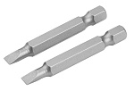 Набор вставок (бит) торцевых 1/4'', Slotted, 6,5х1,2 мм, 50 мм, 2 предмета TOLSEN TT20307 купить по цене 100 ₽ в интернет магазине ТЕХСАД