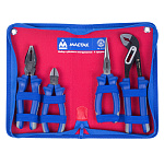 Набор пассатижей и бокорезов, 4 предмета, в футляре на молнии МАСТАК 03-4Z Набор пассатижей и бокорезов, 4 предмета, в футляре на молнии МАСТАК 03-4Z купить по цене 9 750 ₽ в интернет магазине ТЕХСАД