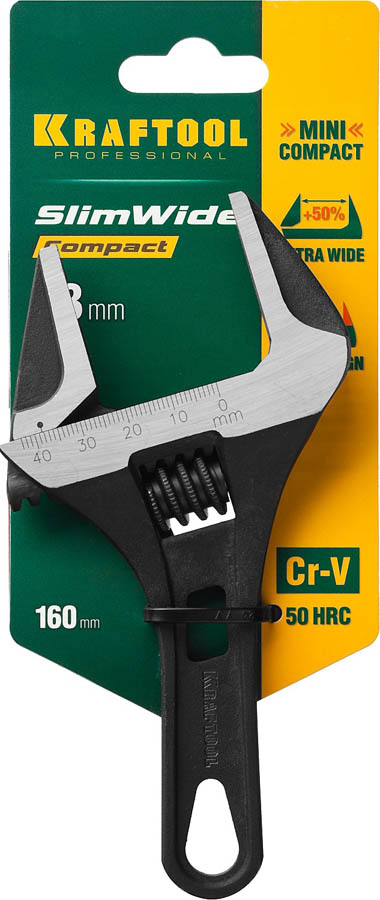 KRAFTOOL 160/43 мм, Cr-V, ключ разводной SlimWide Compact 27266-25 KRAFTOOL 160/43 мм, Cr-V, ключ разводной SlimWide Compact 27266-25 купить по цене 2 420 ₽ в интернет магазине ТЕХСАД