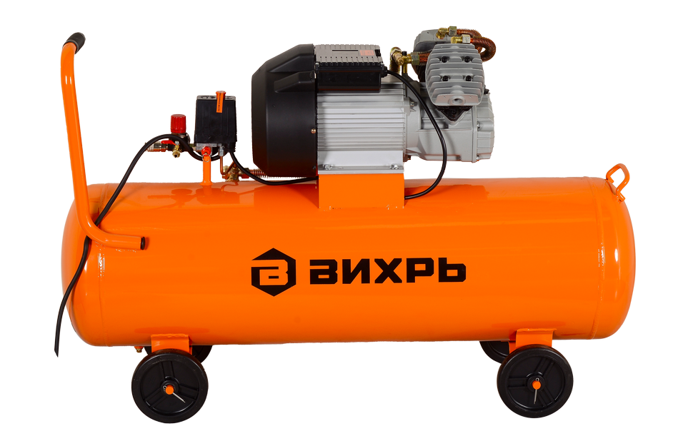 Компрессор ВИХРЬ КМП-400/100 купить по цене 36 790 ₽ в интернет магазине ТЕХСАД