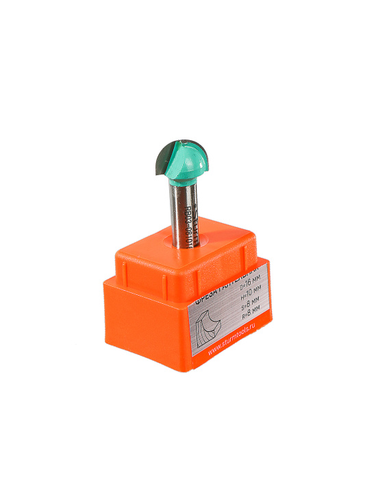 RB03-081016Фреза пазовая галтельная DxHxL 16x10x45 мм, хв.8 Sturm! купить по цене 180 ₽ в интернет магазине ТЕХСАД