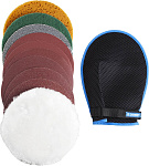 ЗУБР 180 мм, 11 шт., набор насадок для ручной полировки и шлифования 3592-180-H11 Эксперт купить по цене 1 966 ₽ в интернет магазине ТЕХСАД