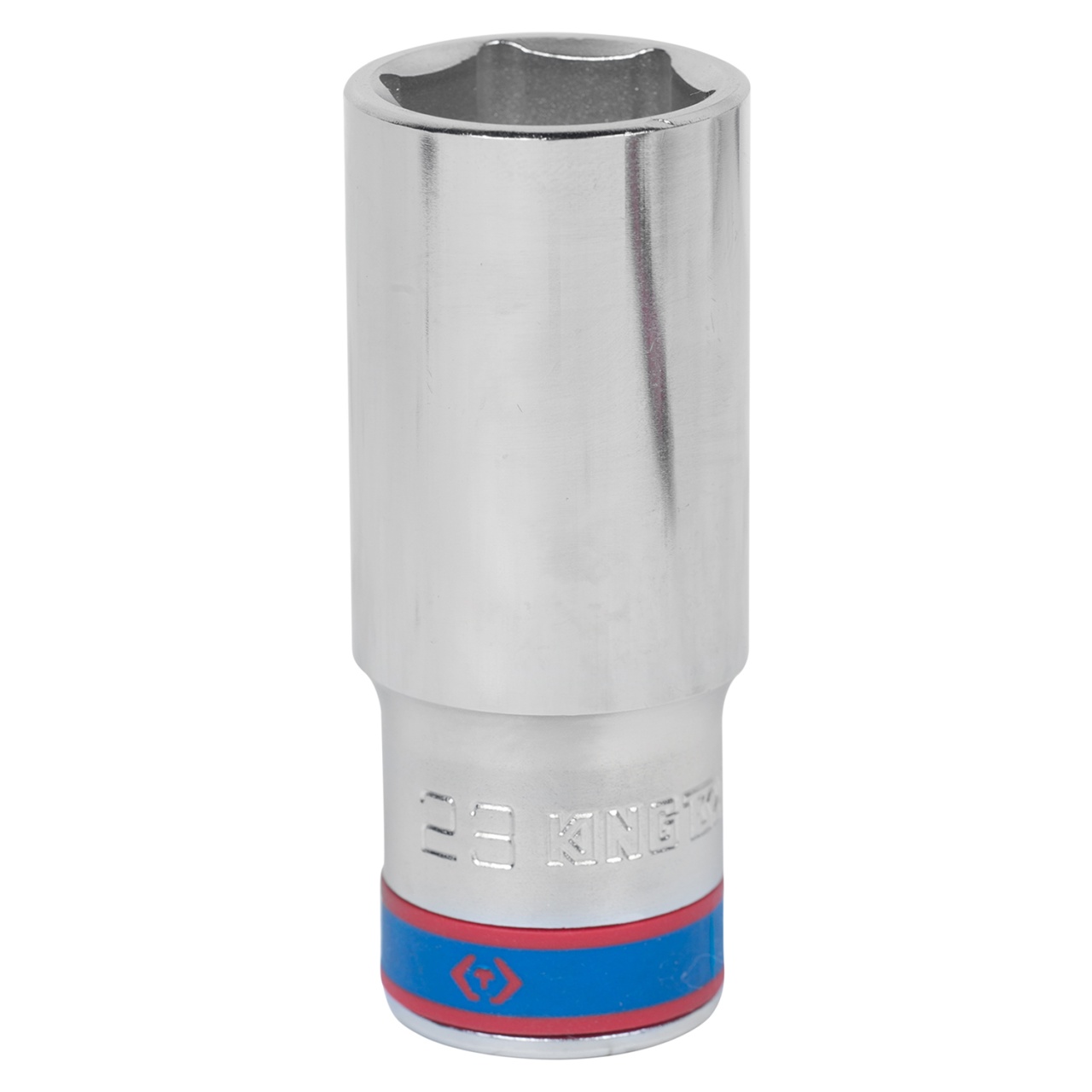 Головка торцевая глубокая шестигранная 1/2'', 23 мм KING TONY 423523M купить по цене 620 ₽ в интернет магазине ТЕХСАД