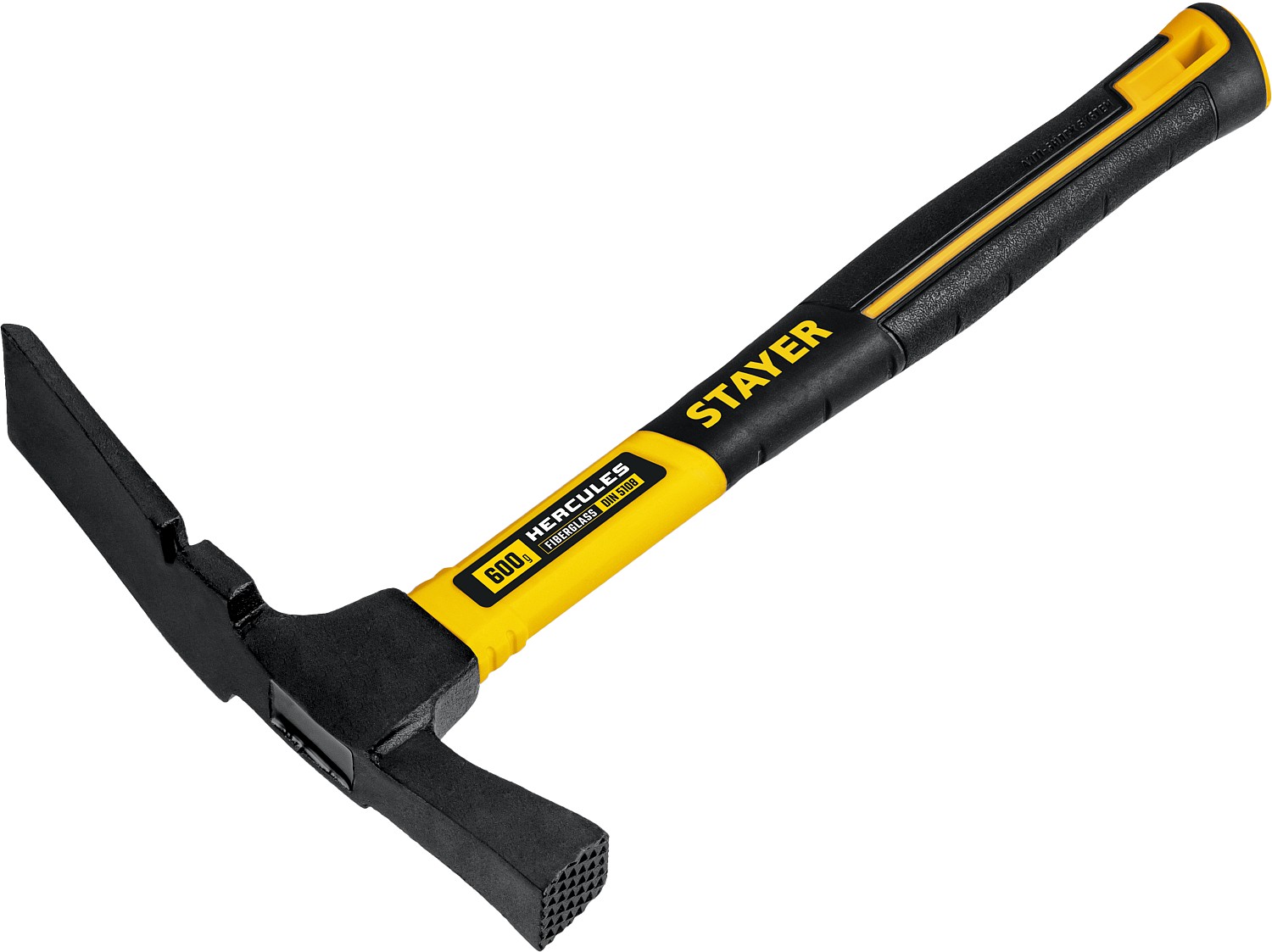 STAYER 600 г, с фиберглассовой рукояткой, молоток каменщика 20161_z01 купить по цене 930 ₽ в интернет магазине ТЕХСАД