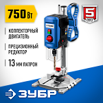 ЗУБР 750 Вт, 13 мм, настольный, вертикально-сверлильный станок ВСС-П750 Профессионал купить по цене 14 670 ₽ в интернет магазине ТЕХСАД