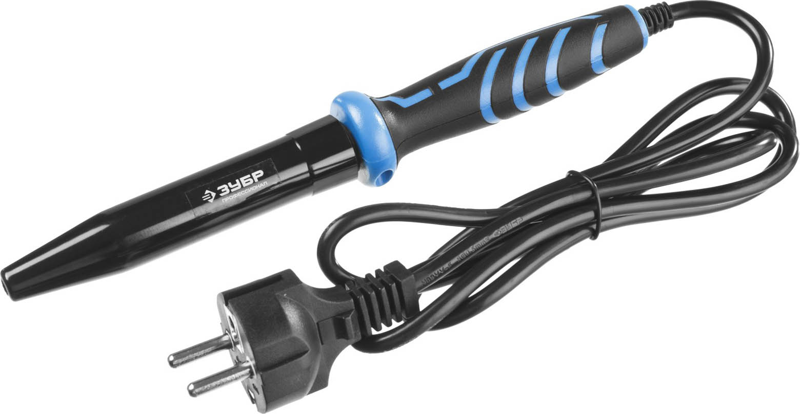 ЗУБР 60 Вт, двухкомпонентная рукоятка, электропаяльник 55413-60 Профессионал купить по цене 1 120 ₽ в интернет магазине ТЕХСАД