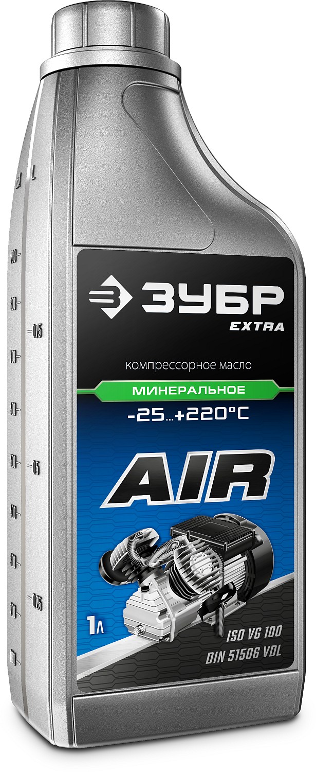 ЗУБР 1 л, компрессорное минеральное масло 70630-1 EXTRA купить по цене 420 ₽ в интернет магазине ТЕХСАД