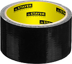 STAYER 48 мм х 10 м, черная, на тканевой основе, армированная лента (скотч) 12086-50-10 купить по цене 163 ₽ в интернет магазине ТЕХСАД