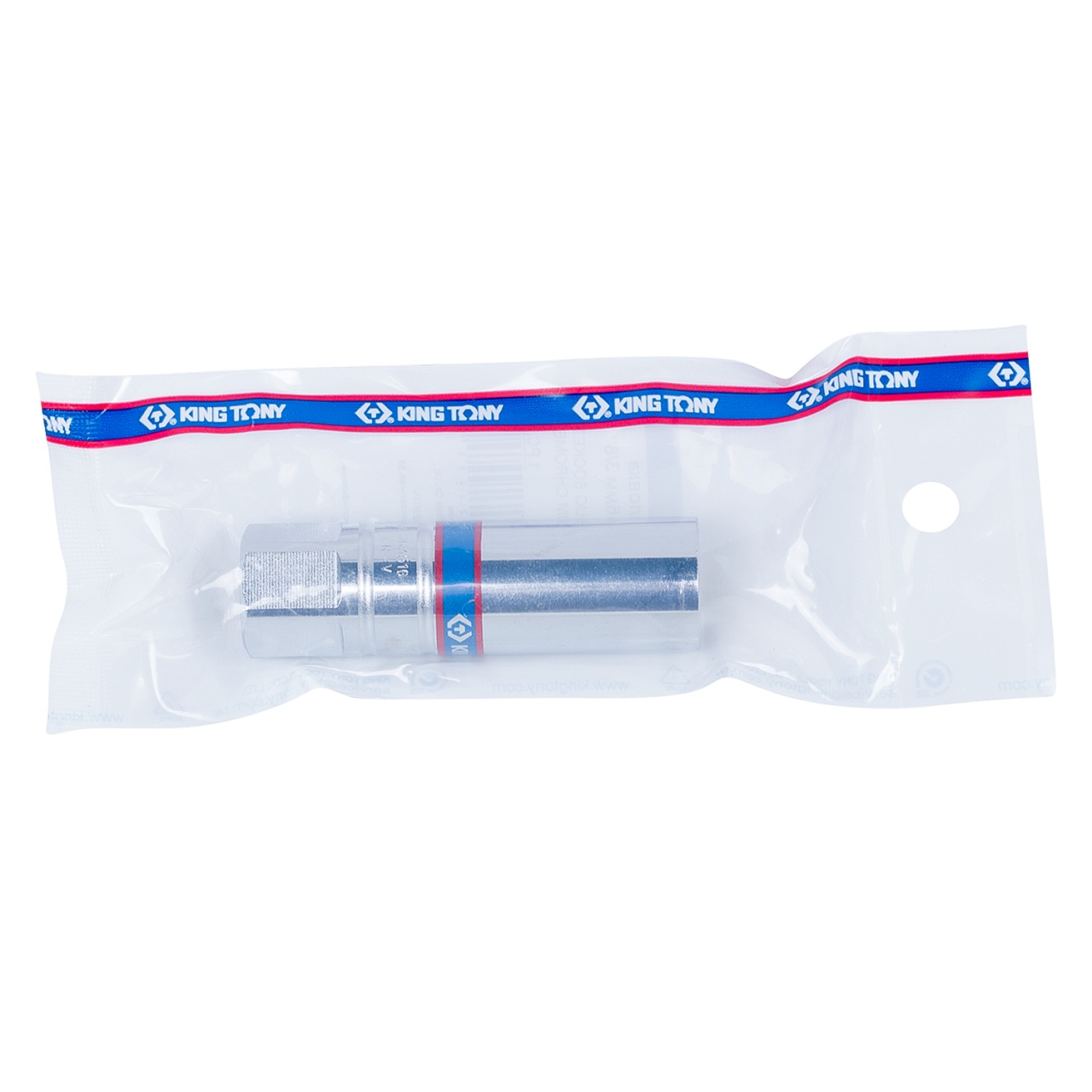 Головка свечная шестигранная 3/8'', 16 мм, L = 70 мм, резиновый фиксатор KING TONY 363516 Головка свечная шестигранная 3/8'', 16 мм, L = 70 мм, резиновый фиксатор KING TONY 363516 купить по цене 330 ₽ в интернет магазине ТЕХСАД