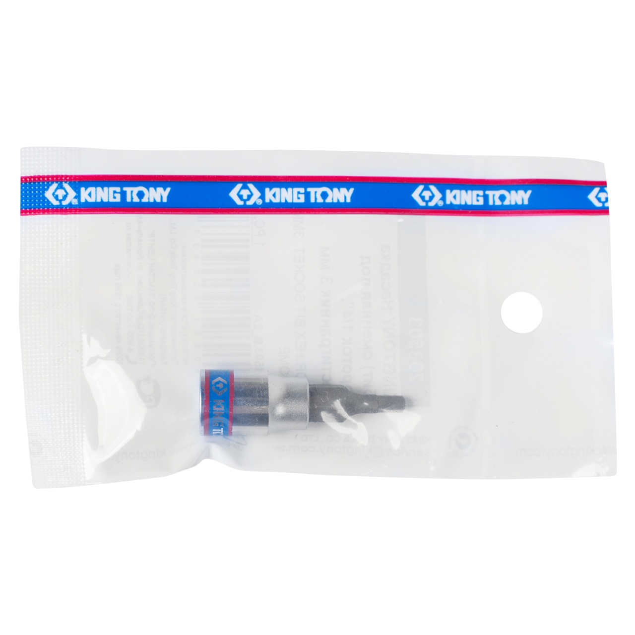 Насадка (бита) торцевая 1/4'', Hex, 3 мм, L = 37 мм KING TONY 203503 купить по цене 120 ₽ в интернет магазине ТЕХСАД