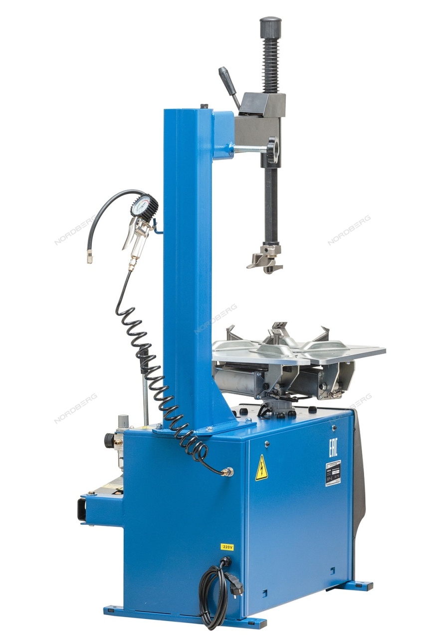 Станок шиномонтажный 220 В, полуавтомат NORDBERG 4638E(220) купить по цене 92 952 ₽ в интернет магазине ТЕХСАД