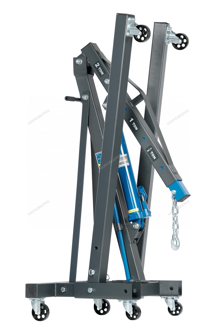 Кран гидравлический 2 т, складной NORDBERG N3721 купить по цене 35&nbsp;017 ₽ в интернет магазине ТЕХСАД