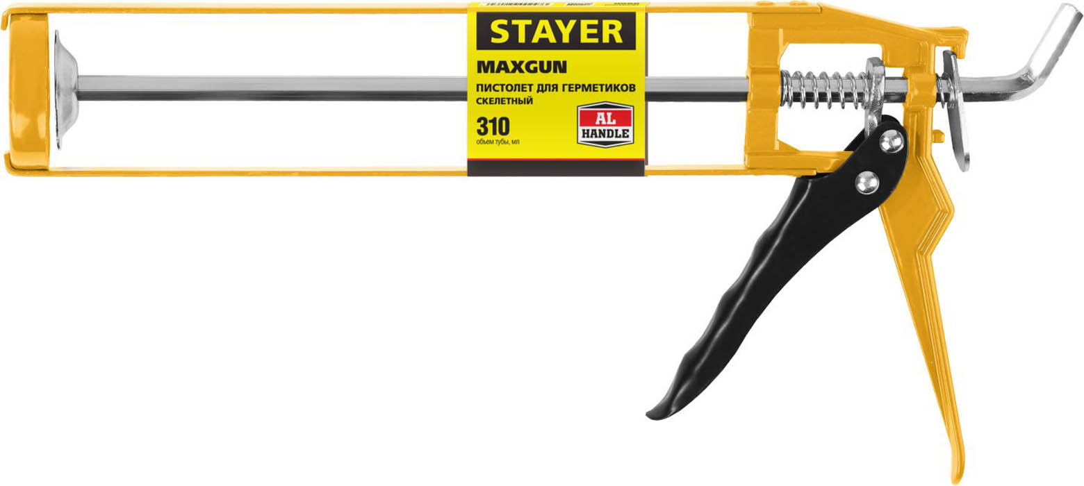 STAYER 310 мл, скелетный, усиленный, пистолет для герметика 0666 STAYER 310 мл, скелетный, усиленный, пистолет для герметика 0666 купить по цене 480 ₽ в интернет магазине ТЕХСАД