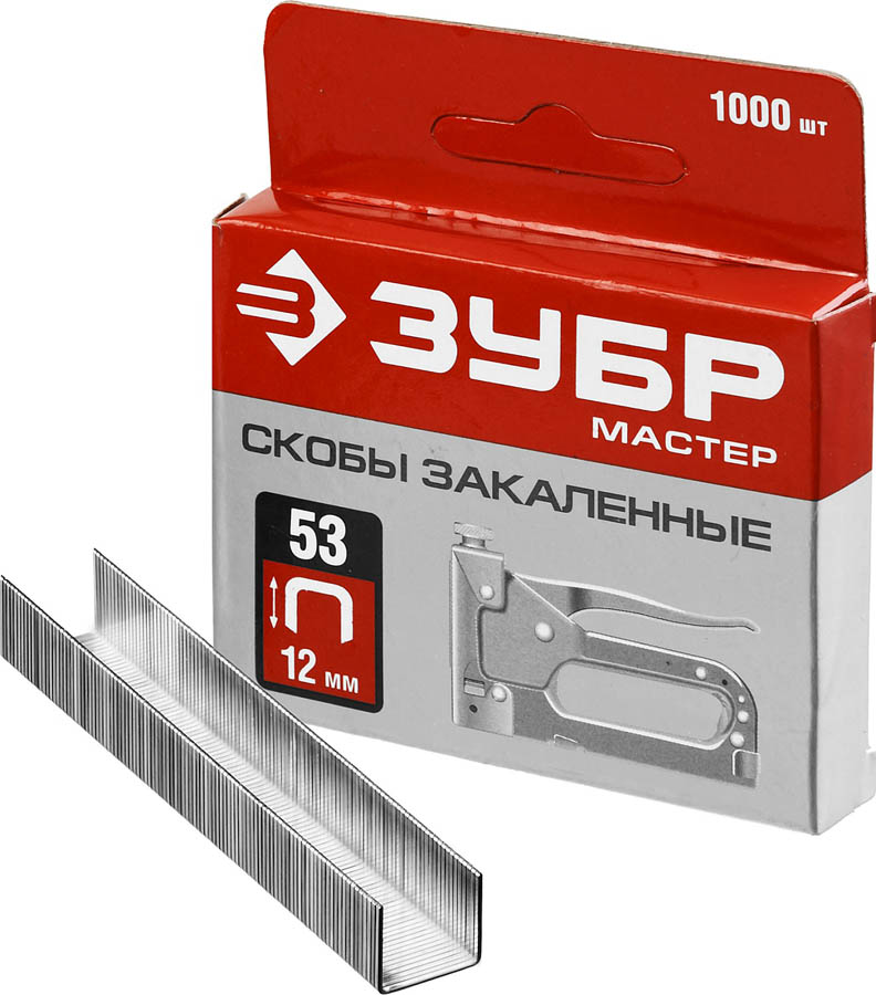 ЗУБР скобы тип 53 (A / 10 / JT21), 12 мм, 1000 шт., скобы тонкие закаленные 31625-12 Мастер ЗУБР скобы тип 53 (A / 10 / JT21), 12 мм, 1000 шт., скобы тонкие закаленные 31625-12 Мастер купить по цене 86 ₽ в интернет магазине ТЕХСАД