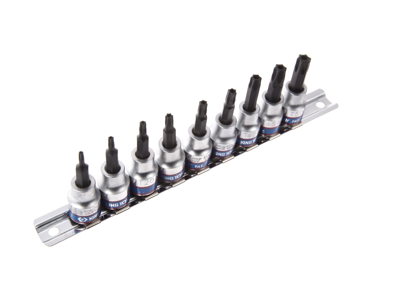 Набор торцевых насадок 3/8'', Torx, Т10-Т50 мм, L = 50 мм, с отверстием, 9 предметов KING TONY 3119PR8 Набор торцевых насадок 3/8'', Torx, Т10-Т50 мм, L = 50 мм, с отверстием, 9 предметов KING TONY 3119PR8 купить по цене 1 460 ₽ в интернет магазине ТЕХСАД