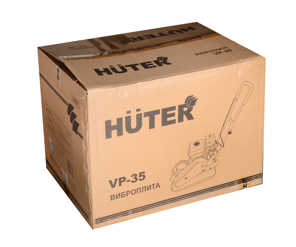 Виброплита бензиновая Huter VP-35 купить по цене 54&nbsp;890 ₽ в интернет магазине ТЕХСАД