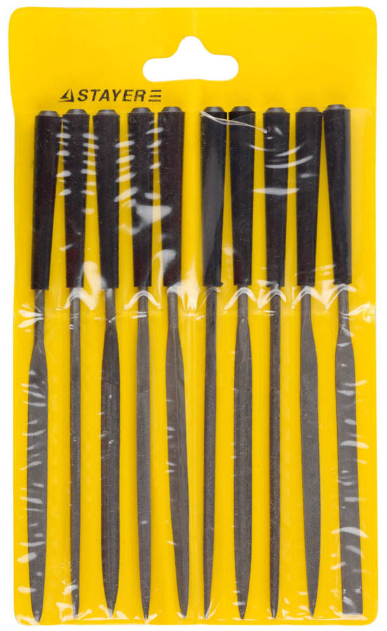 STAYER 10 шт, 100 мм, набор надфилей 16011-H10_z01 купить по цене 479 ₽ в интернет магазине ТЕХСАД