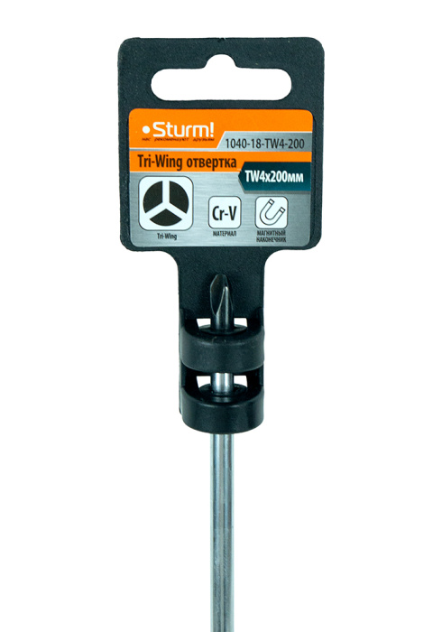 Отвертка Sturm! 1040-18-TW4-200 купить по цене 210 ₽ в интернет магазине ТЕХСАД