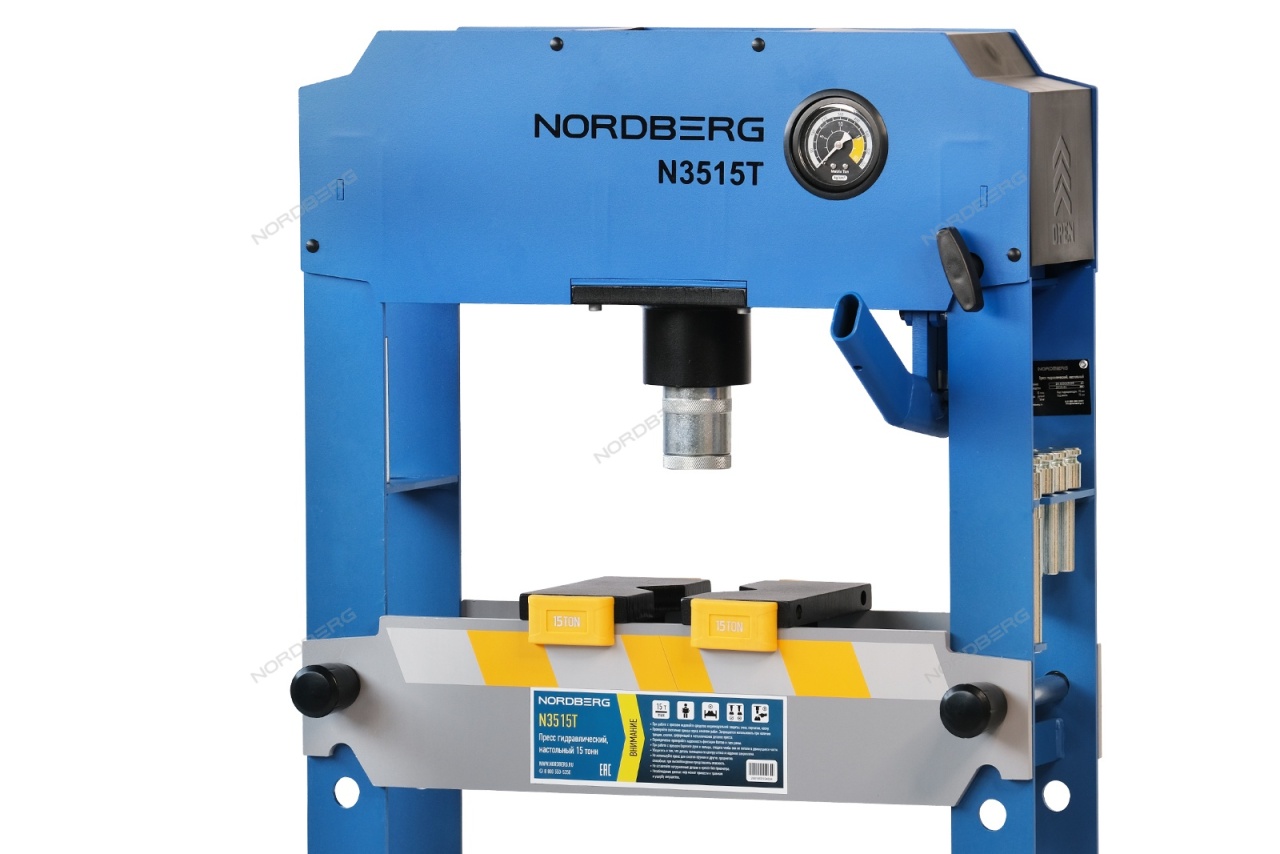 Пресс настольный 15 т PRO, гидравлический NORDBERG N3515T купить по цене 53 162 ₽ в интернет магазине ТЕХСАД