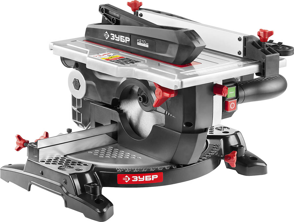 ЗУБР 1500 Вт, 210х30 мм, пила торцовочная комбинированная ЗПТК-210-1500 Мастер купить по цене 15&nbsp;260 ₽ в интернет магазине ТЕХСАД