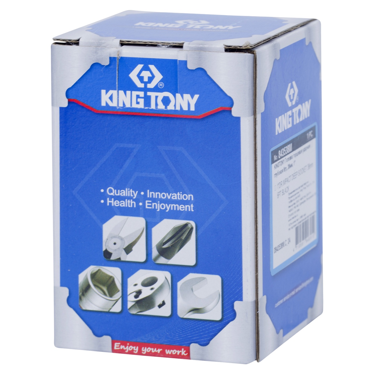 Головка торцевая ударная глубокая шестигранная 1'', 38 мм KING TONY 843538M купить по цене 2 520 ₽ в интернет магазине ТЕХСАД