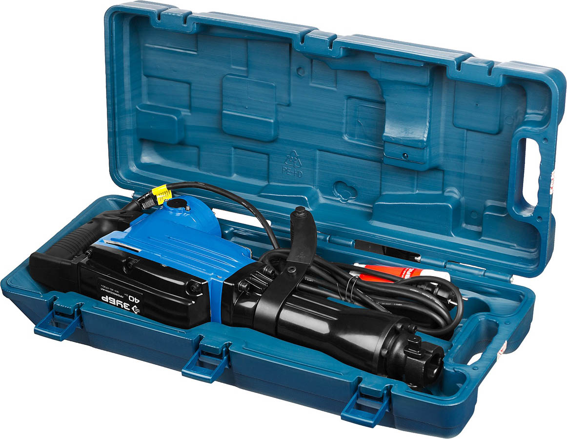 ЗУБР 1700 Вт, 1400 уд/мин, 40 Дж, кейс, бетонолом электрический ЗМ-40-1700 К Профессионал купить по цене 37&nbsp;930 ₽ в интернет магазине ТЕХСАД