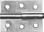 STAYER 65 x 48 x 2 мм, 1 шт., цвет белый цинк, правая, петля разъемная 37613-65-1R Master купить по цене 31 ₽ в интернет магазине ТЕХСАД