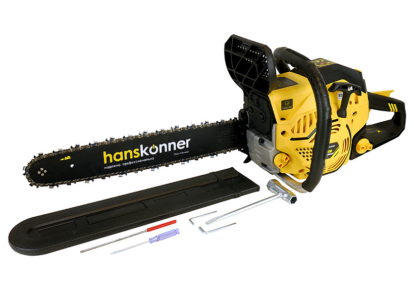 Бензопила Hanskonner HGC2020 купить по цене 15&nbsp;990 ₽ в интернет магазине ТЕХСАД