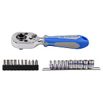 Набор вставок (бит) и головок с трещоткой 1/4'', Torx, Hex, PH, 21 предметов KING TONY 2501MR купить по цене 2 690 ₽ в интернет магазине ТЕХСАД