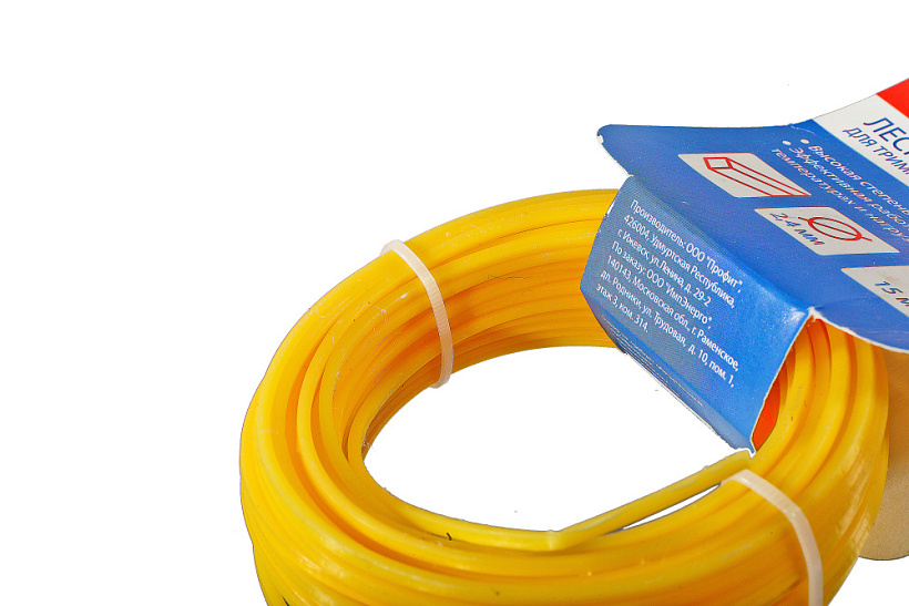 Леска для триммера СОЮЗ ТЛ3535-2.4-4-15 купить по цене 90 ₽ в интернет магазине ТЕХСАД