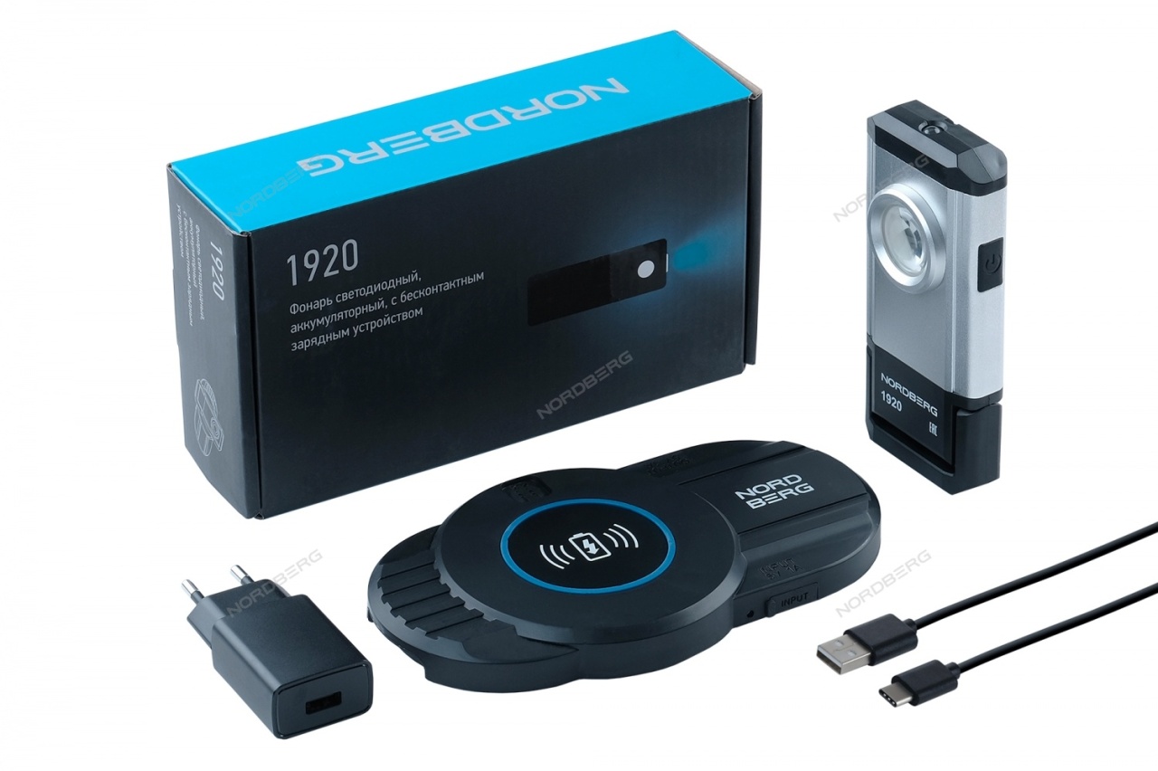 Фонарь светодиодный, 1+1 элементов, Li-Ion, 3,6 В NORDBERG 1920 купить по цене 4 363 ₽ в интернет магазине ТЕХСАД