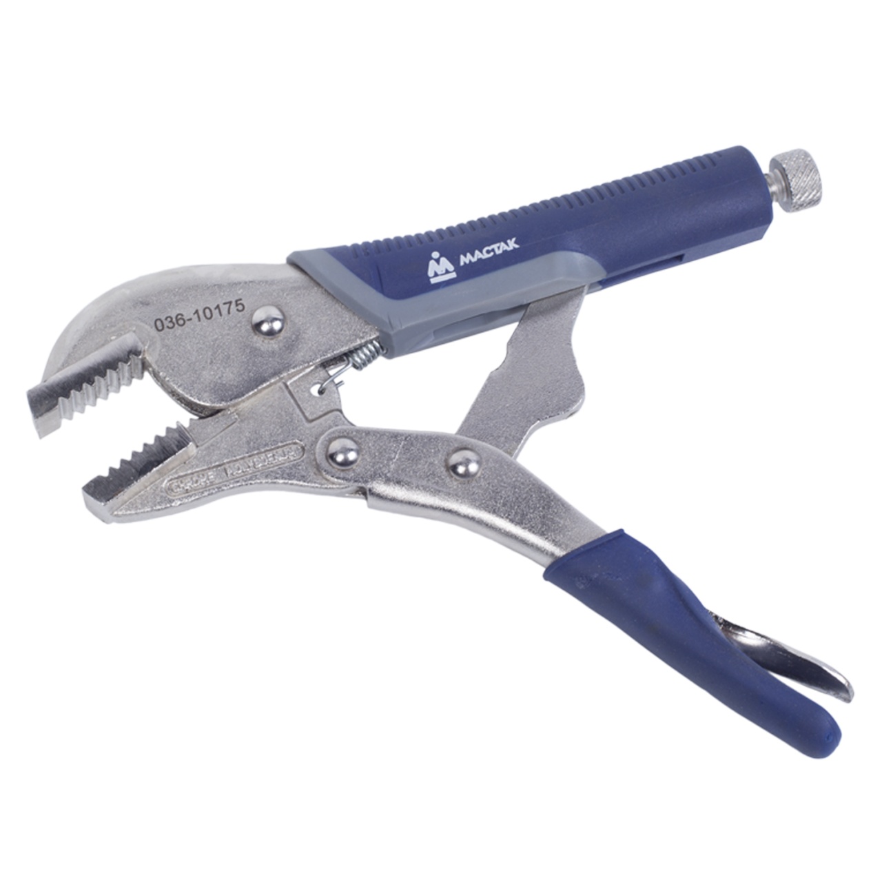 Зажим с фиксатором 175 мм, с прямыми губками МАСТАК 036-10175H Зажим с фиксатором 175 мм, с прямыми губками МАСТАК 036-10175H купить по цене 1 700 ₽ в интернет магазине ТЕХСАД