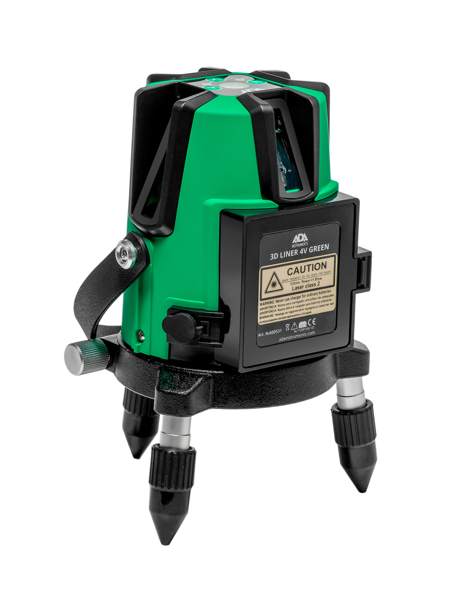 Лазерный уровень ADA 3D LINER 4V GREEN купить по цене 22&nbsp;990 ₽ в интернет магазине ТЕХСАД