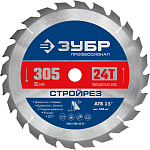 ЗУБР Ø 305 х 30 мм, 24Т, диск пильный по строительной древесине 36931-305-30-24 Профессионал купить по цене 1 940 ₽ в интернет магазине ТЕХСАД