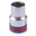 Головка торцевая стандартная двенадцатигранная 1/2'', 15/32'', дюймовая KING TONY 433015S купить по цене 200 ₽ в интернет магазине ТЕХСАД