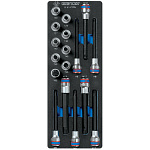 Набор насадок Hex, Torx и Spline, ложемент, 17 предметов KING TONY 9-4147PRV Набор насадок Hex, Torx и Spline, ложемент, 17 предметов KING TONY 9-4147PRV купить по цене 9 060 ₽ в интернет магазине ТЕХСАД