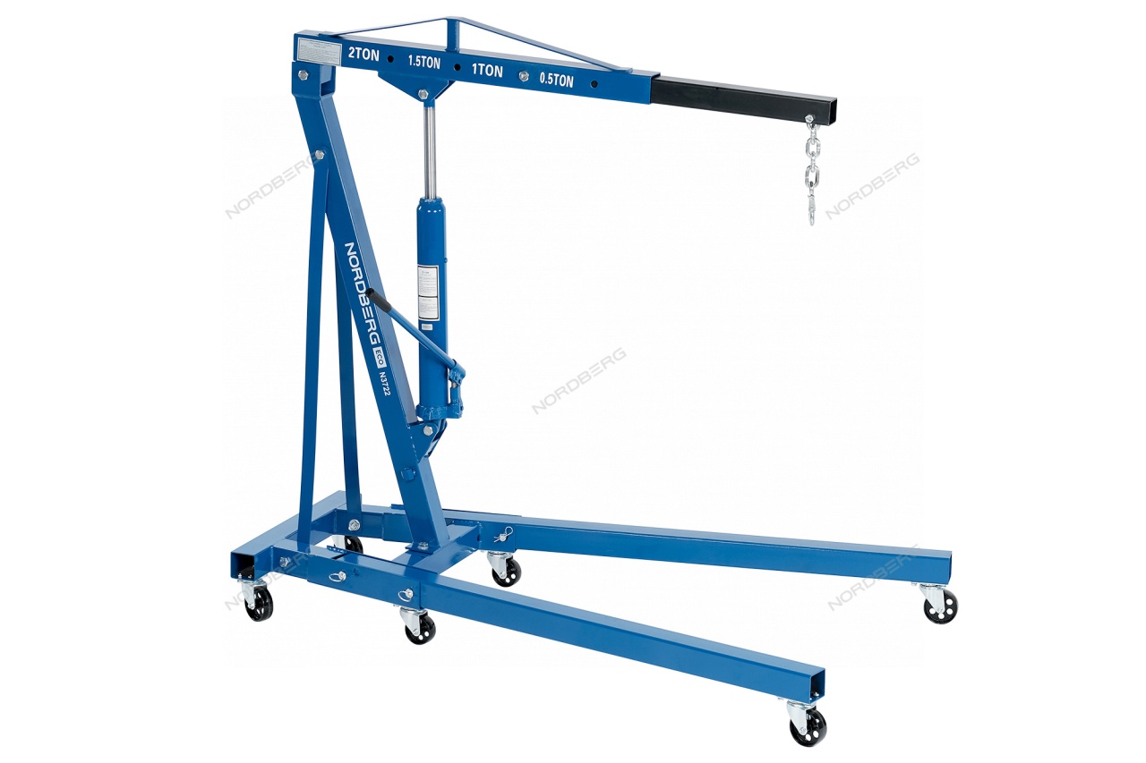 Кран гидравлический 2 т, складной NORDBERG N3722 купить по цене 23&nbsp;851 ₽ в интернет магазине ТЕХСАД