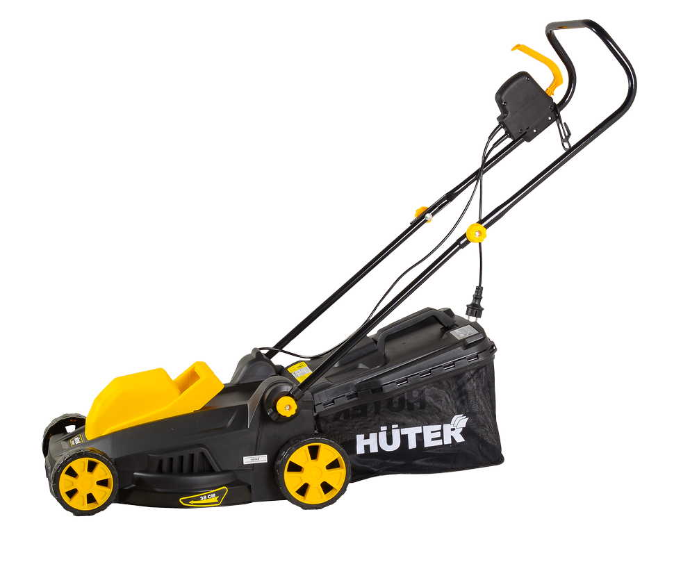 Газонокосилка электрическая HUTER ELM-1400T купить по цене 10 690 ₽ в интернет магазине ТЕХСАД